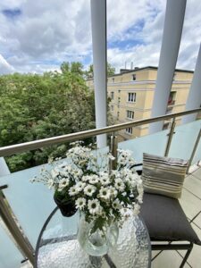 Apartament Verde z balkonem we Wrocławiu
